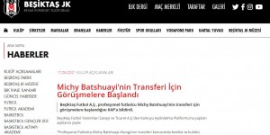 贝西克塔斯官方：切尔西前锋巴舒亚伊转会谈判开启