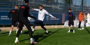 巴黎官方晒训练照：姆巴佩&内马尔同框开怀大笑，梅西专注认真