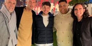 这要是踢个五人制…?罗纳尔多、巴蒂、马特拉齐和索林梦幻同框