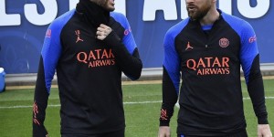 兄弟好久不见！梅西与内马尔基地重逢，格外高兴