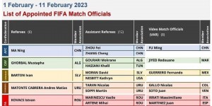 【裁判新闻】马宁领衔中国裁判组执法2022世俱杯！
