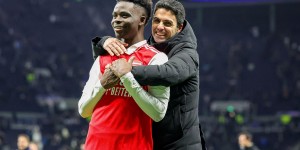 五大联赛前两名积分差距：巴黎只剩3分领先，阿森纳8分领先曼城