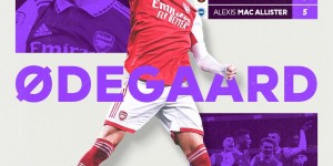 本赛季英超中场球员射手榜：厄德高8球居首，麦迪逊7球第二