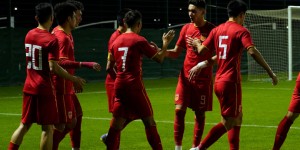 艾菲尔丁点射，U20国足1-1战平阿联酋U20