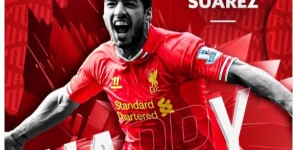 利物浦祝苏亚雷斯36岁生日快乐，球员为红军出战133场82球46助