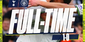 热刺主场击败曼城，报首回合大逆转之仇