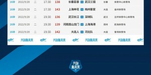 中超第16轮补赛赛程：亚泰vs三镇等5场比赛9月20日进行