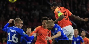 维纳尔杜姆：范迪克让我在对北马其顿时打进2球，我成功做到了