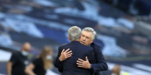 安切洛蒂：祝愿穆里尼奥的罗马赢得锦标，我希望在皇马执教很多年