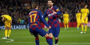 科曼执教巴萨首赛季，梅西+格子的进球数占近球队一半