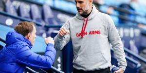 瓜氏曼城第70次单场至少进4球，占瓜帅执教曼城场次比例22.72%