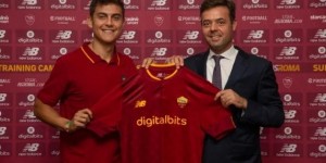 信使报：迪巴拉加盟引发罗马球衣抢购狂潮，线上线下销量激增