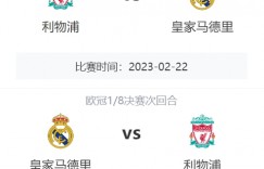 难兄难弟?！皇马利物浦本轮均输球，两队将在欧冠16强相遇