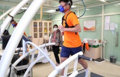 山东泰山一线队年轻队员、鲁能足校梯队部分球员进行身体机能测试
