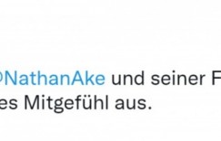 曼城后卫阿克父亲离世，莱比锡俱乐部官方表示哀悼