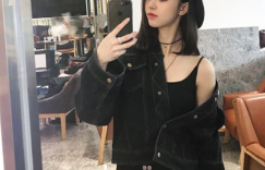 正妹大街「大露性感美背」，正面還有「超優質爆乳美胸」！