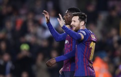 登贝莱：我们将与巴萨高层会面谈续约 希望梅西能继续留队