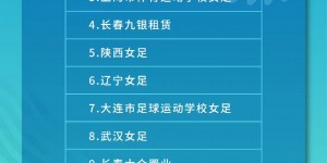 第一届中国青少年足球联赛女子U17成绩：杭州、济南争冠，上海第3