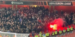埃因霍温球迷投掷焰火及毁坏酋长球场座位，欧足联将开启调查