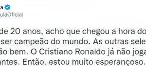 巴西总统发推：我们是时候再夺世界杯冠军了，C罗已不像之前那样