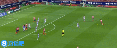 马竞取得领先!略伦特挑传,卡拉斯科破门