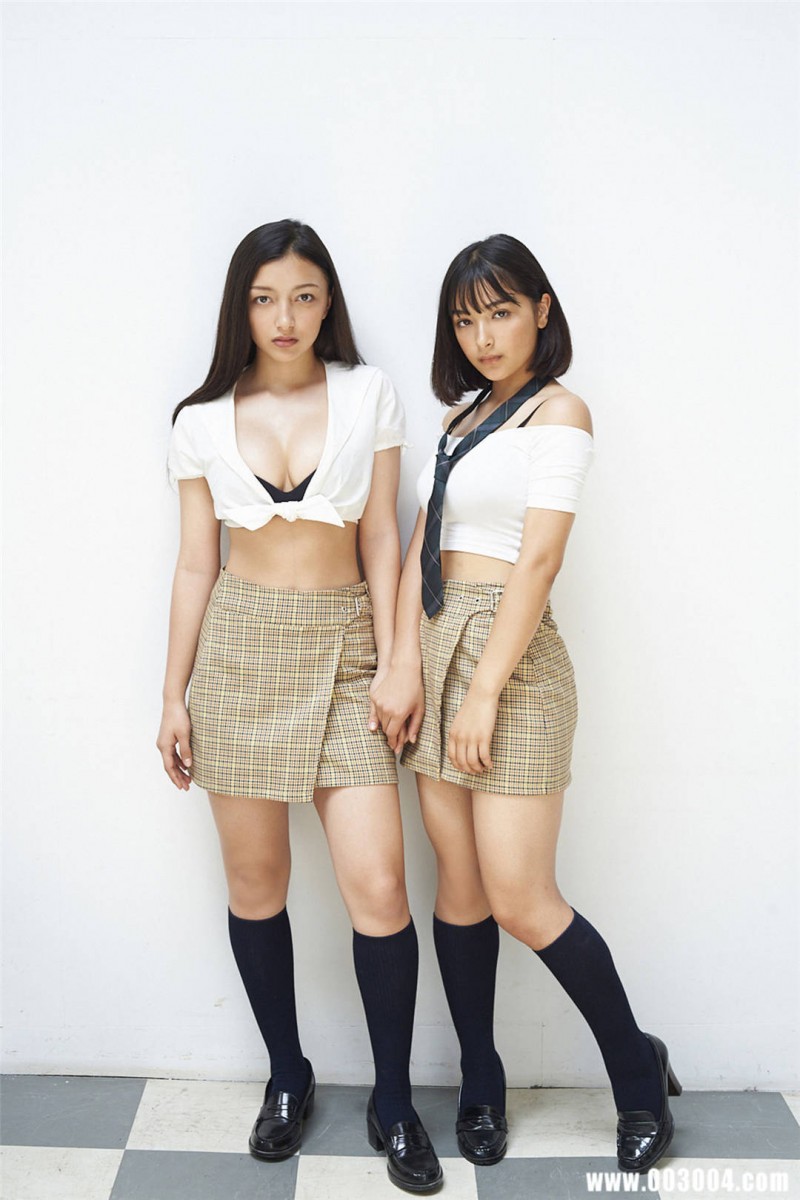 高中混血姐妹花！「Erika」&#038;「Marina」写真集《Eri-Mari》高清全本 精品