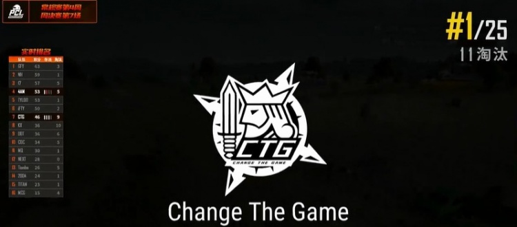 PCL春季周决赛:CTG完美运营 11杀拿下首鸡