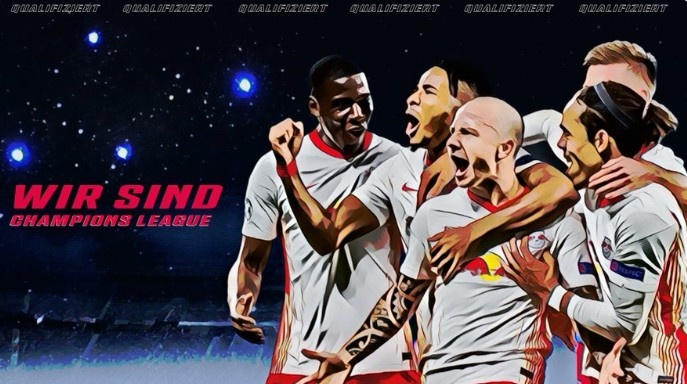 还剩2轮领先第5名达7分，莱比锡提前锁定欧冠席位