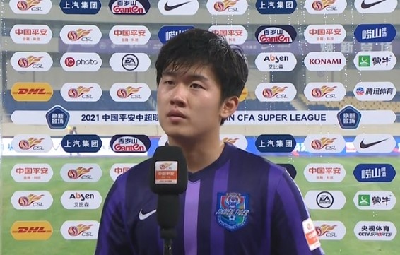 津门虎小将杨梓豪：对完成中超首秀有准备，未来会更努力