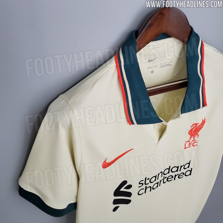 利物浦下赛季客场球衣曝光，配色和设计灵感源于96-97赛季球衣