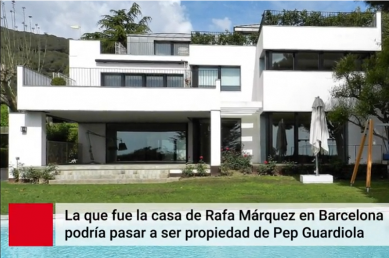 世体：花费1000万欧，瓜迪奥拉和妻子在巴塞罗那购置了一套豪宅