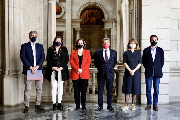 巴塞罗那市长：拉波尔塔并未向我要求将蒙锥克体育场作为临时主场