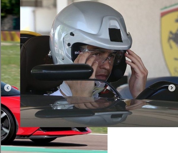 车手罗上线!C罗试驾三款法拉利超跑