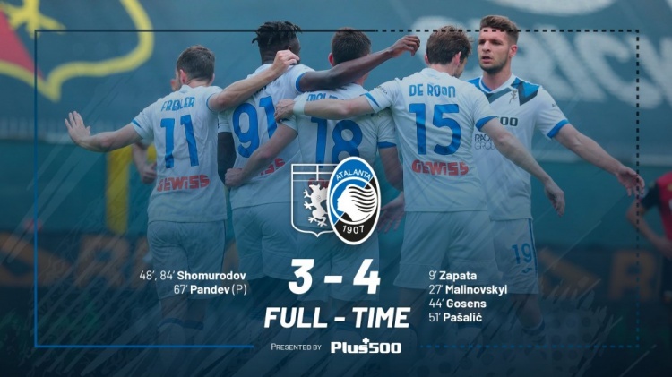 亚特兰大提前一轮锁定欧冠资格，将连续三年参加欧冠