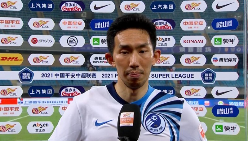 孙国文:间歇期会好好总结,感谢大连球迷一直以来的支持