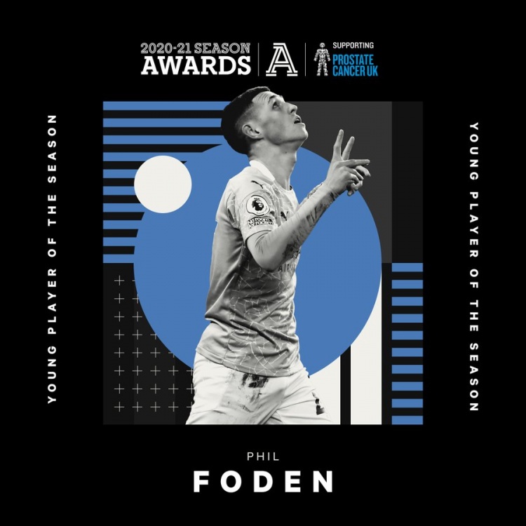 实至名归！Athletic将福登评为本赛季英超最佳年轻球员