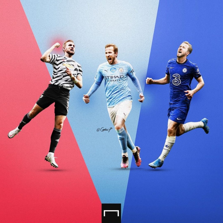 凯恩下家赔率:曼市双雄是大热门,巴黎、皇马在列