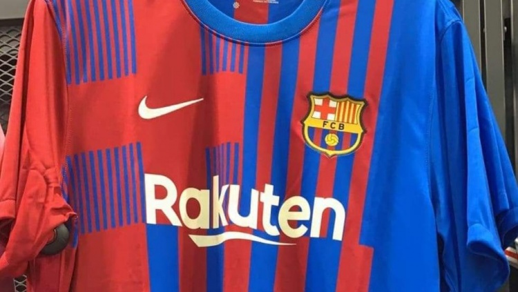 先睹为快!巴萨下赛季主场球衣实物图曝光