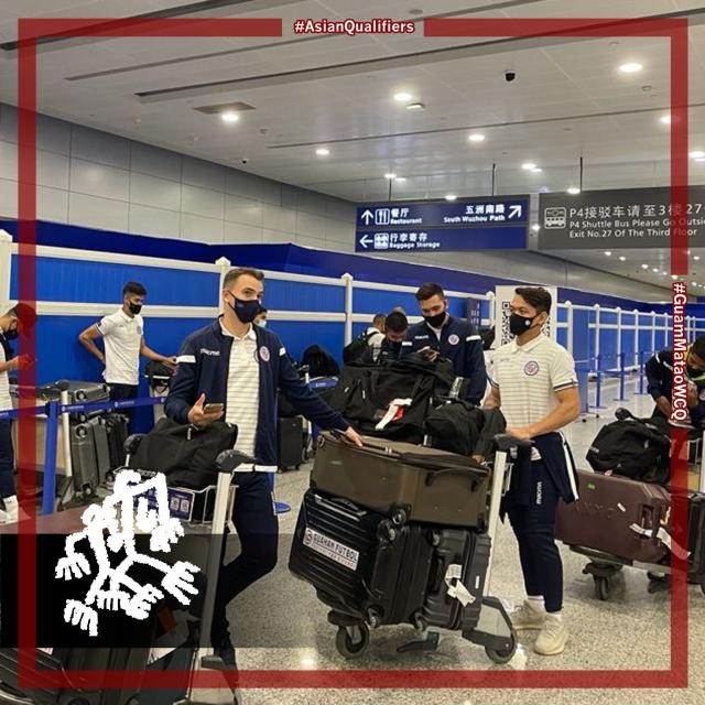 国足40强赛后半程首个对手到了!关岛队已抵达上海接受检测