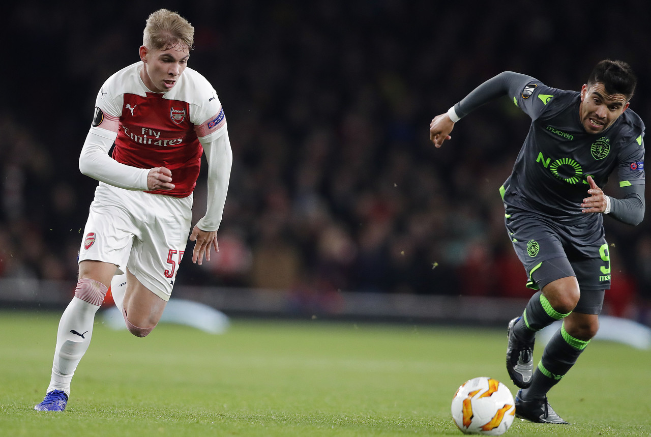 史密斯-罗成为本赛季第4位为阿森纳在英超进球的21岁以下球员