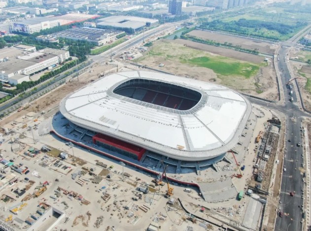 沪媒：浦东足球场有望本月正式启用，同时虹口将进行大改造