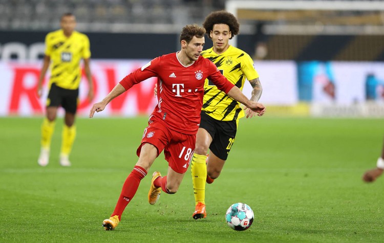 官方:格雷茨卡对莱比锡的进球当选拜仁四月最佳进球