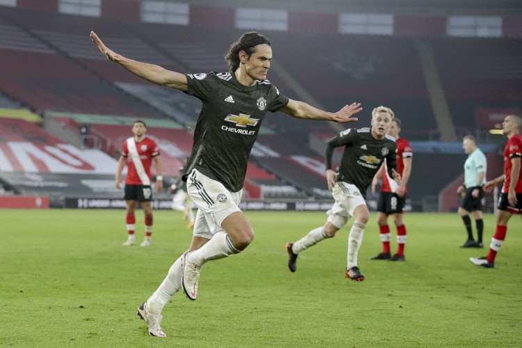 卡瓦尼近7场8球2助攻,单赛季英超替补进5球追平队史纪录