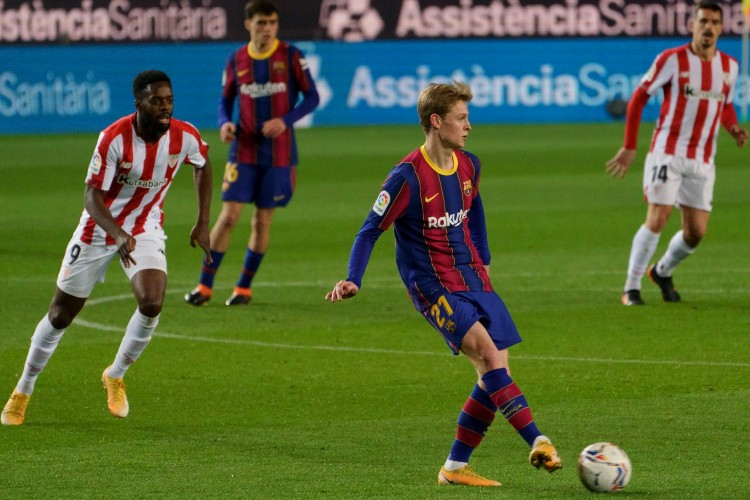 弗兰基-德容身价从8000万欧涨至9000万欧，排名西甲第1、世界第12