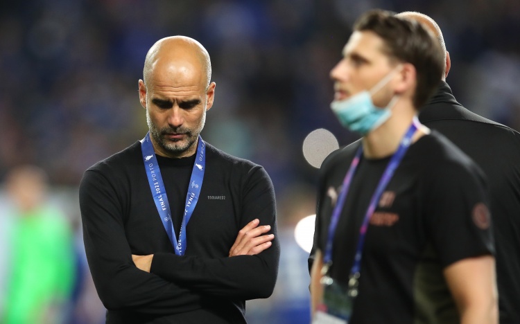 瓜式曼城5年欧冠战绩：3次止步八强，首次输给最终冠军