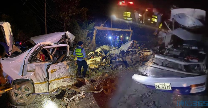 柬埔寨马德望发生惨烈车祸，现场8死3重伤