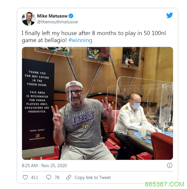 "大嘴 "Mike Matusow到底怎么了?