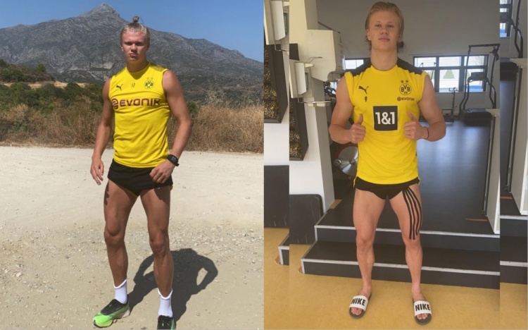 成为真正的男人!哈兰德一个赛季增肌8公斤化身魔鬼筋肉人