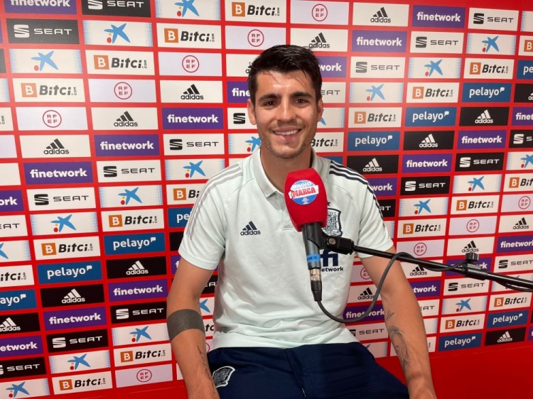 莫拉塔:在国家队穿7号是一种骄傲 我与齐达内和C罗关系都很好