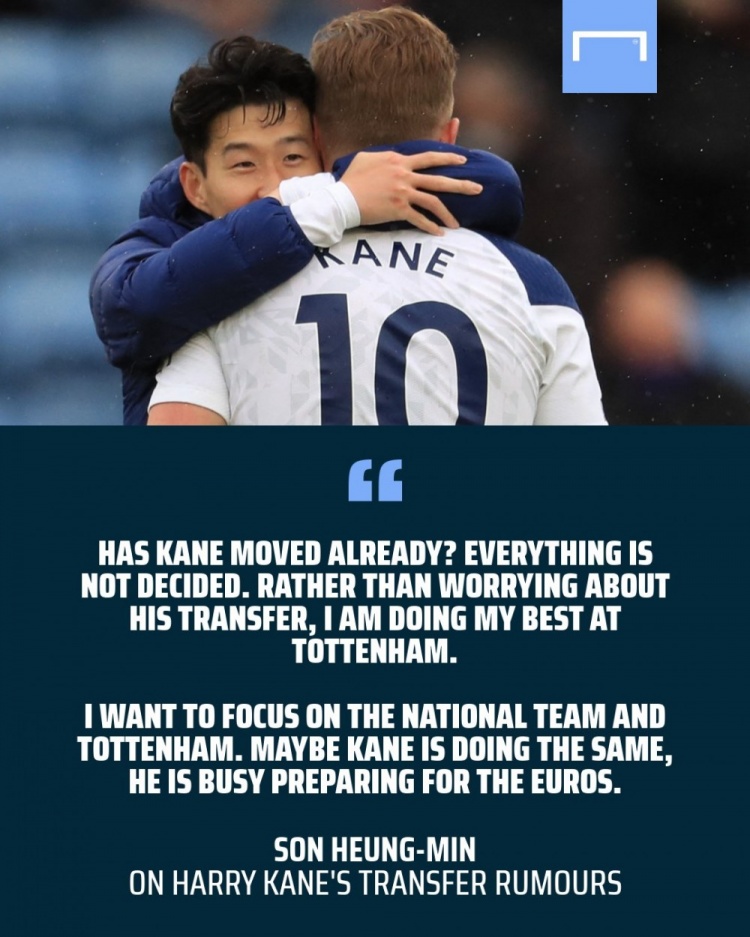 孙兴慜:凯恩是否离队还没确定 我只想专注于国家队和热刺的比赛